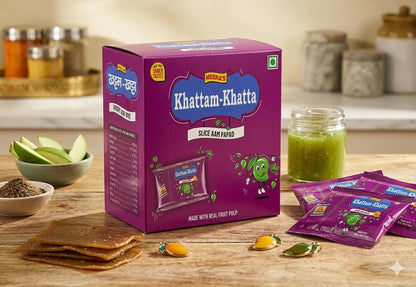 Khattam Khatta Big Aam Papad | Pack of 10 Pcs | Cravinggs