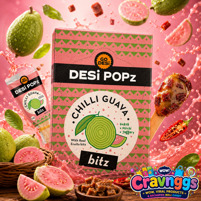 GO DESi Popz | Chili Guava | Pack of 5 | Cravinggs (Copy)