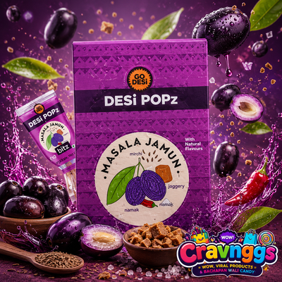 GO DESi Popz |Masala Jamun | Pack of 5 | Cravinggs