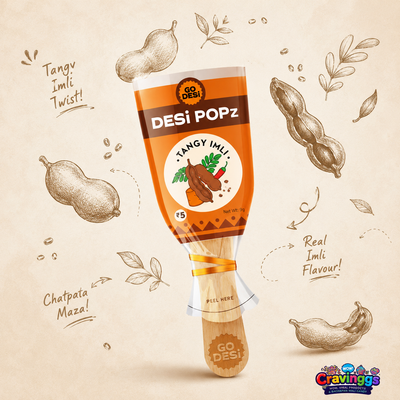GO DESi Popz | Tangy Imli | Pack of 5 | Cravinggs