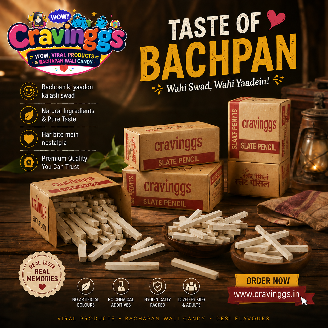 Slate Barti | Pack of 5 | Cravinggs