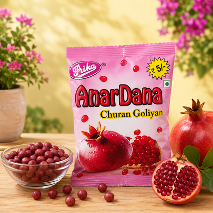 Anardana Goliyan Big Pouch | Pack of 10U * 18g | Cravinggs